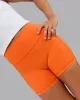 Fusion Ultra High-Rise 4" Short Pockets - Mandarin sold by LSKD