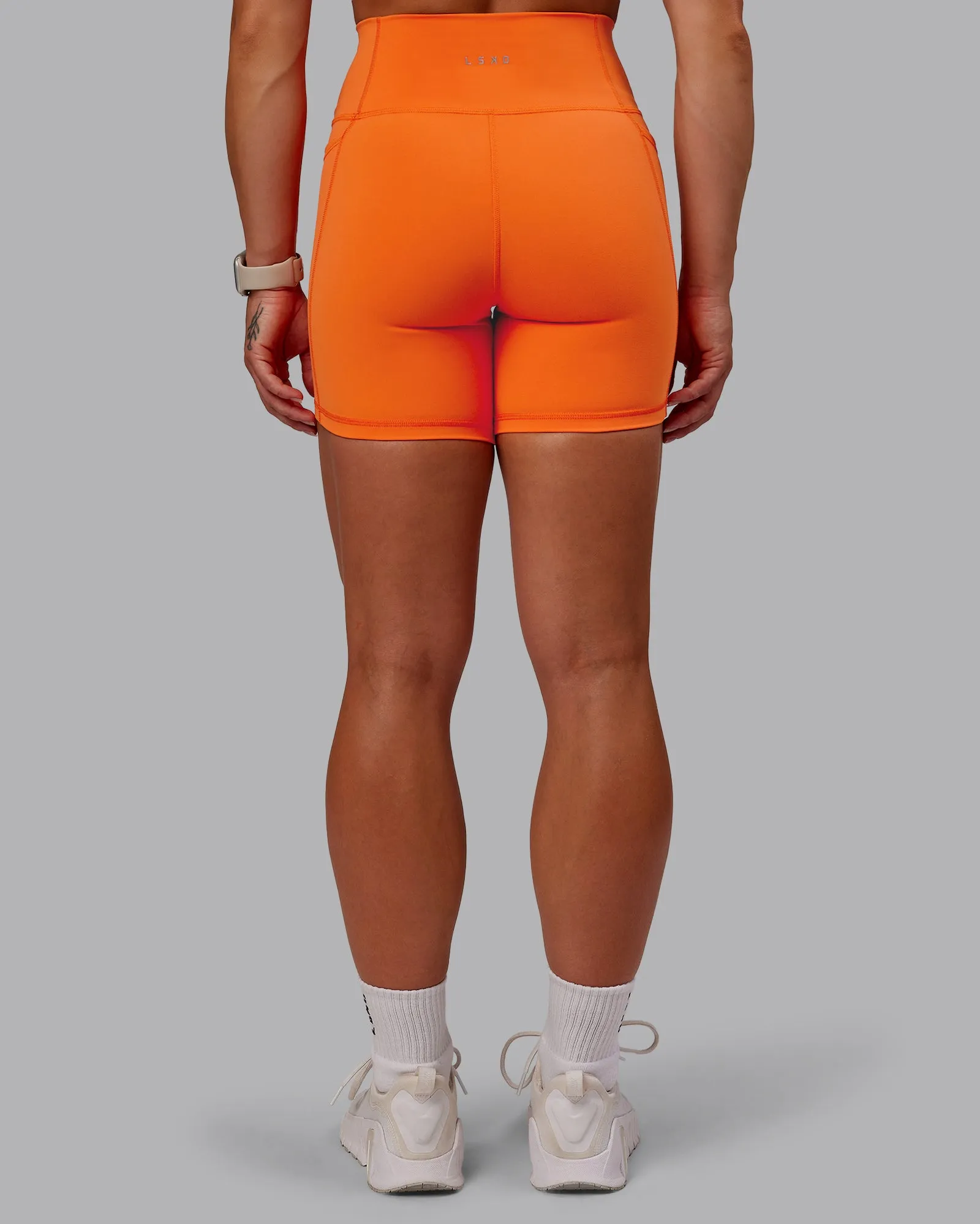 Fusion Ultra High-Rise 6" Short Pockets - Mandarin sold by LSKD product image thumbnail 3