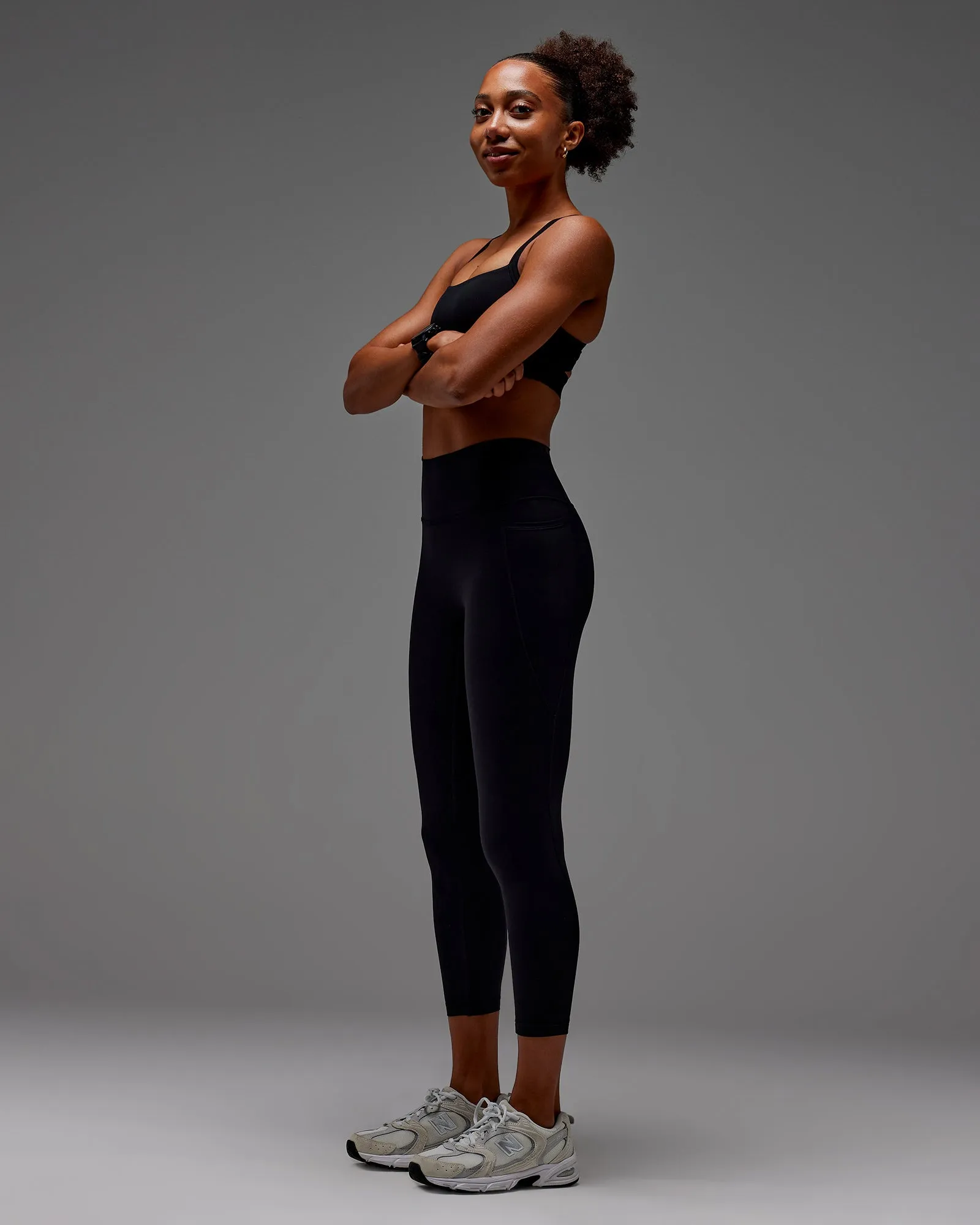 Fusion Ultra High-Rise 7/8 Legging Pockets - Black sold by LSKD