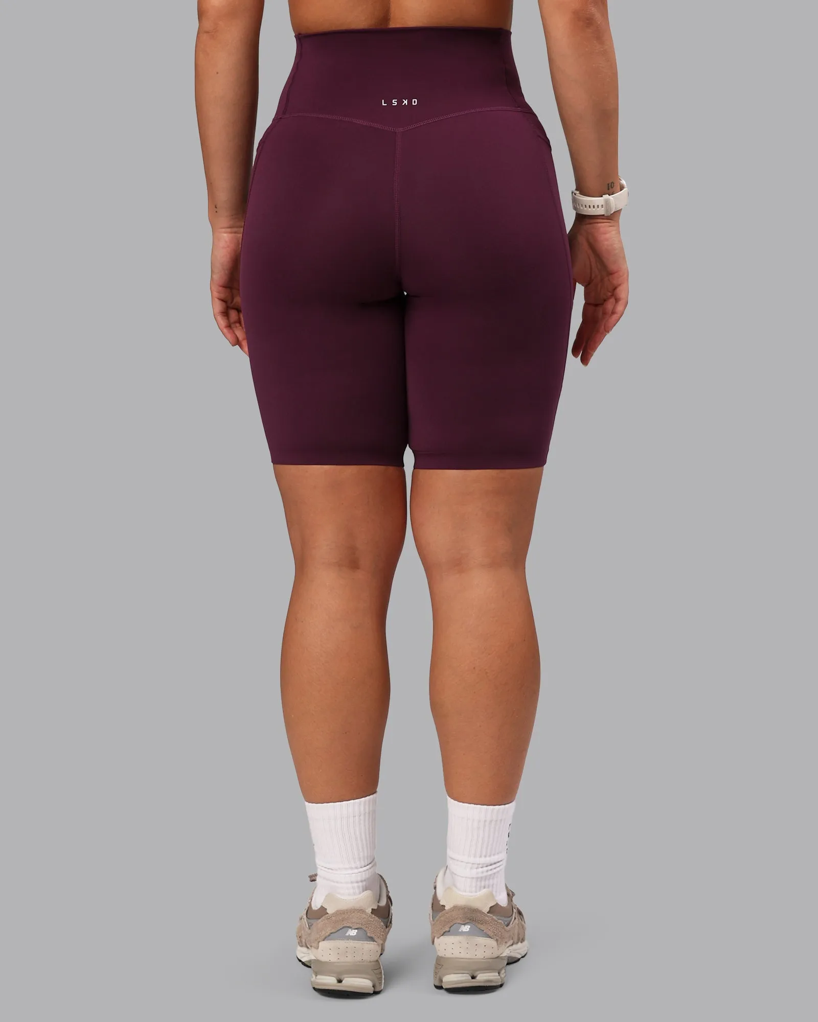 Elixir Ultra High-Rise 9" Short Pockets - Cherry Lacquer sold by LSKD product image thumbnail 4