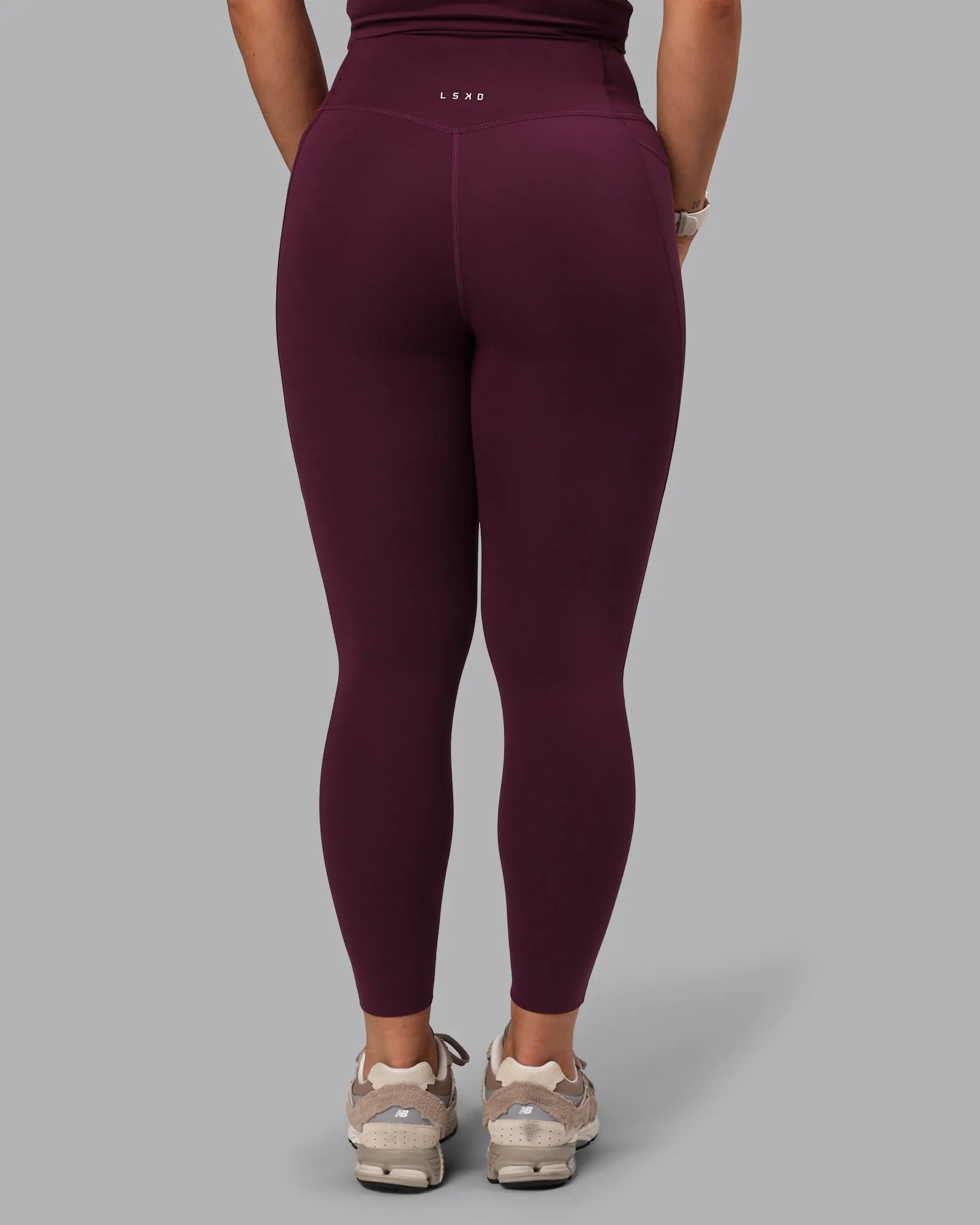 Elixir Ultra High-Rise 7/8 Legging Pockets - Cherry Lacquer sold by LSKD product image thumbnail 4