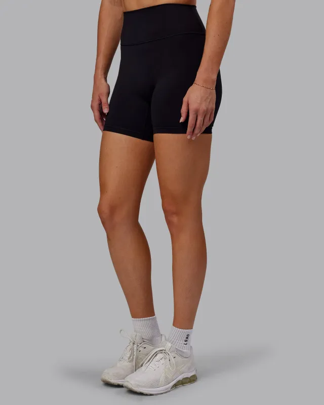 Fusion Ultra High-Rise 6" Short - Black sold by LSKD