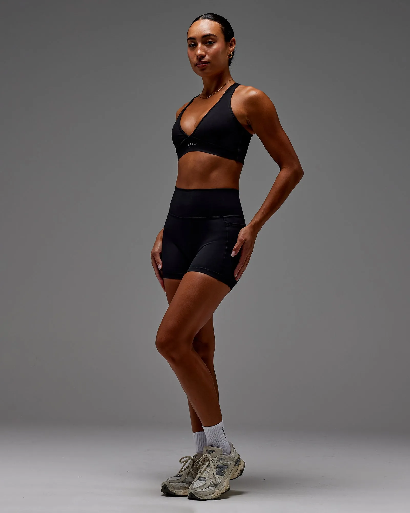 Fusion Ultra High-Rise 4" Short Pockets - Black sold by LSKD product image thumbnail 5