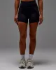Fusion Ultra High-Rise 6" Short Pockets - Black sold by LSKD