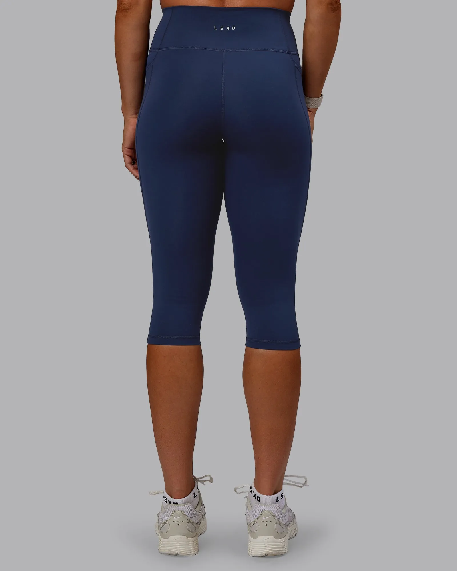 Fusion Ultra High-Rise 3/4 Legging Pockets - Future Navy sold by LSKD product image thumbnail 3