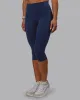 Fusion Ultra High-Rise 3/4 Legging Pockets - Future Navy sold by LSKD