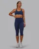 Fusion Ultra High-Rise 3/4 Legging Pockets - Future Navy sold by LSKD