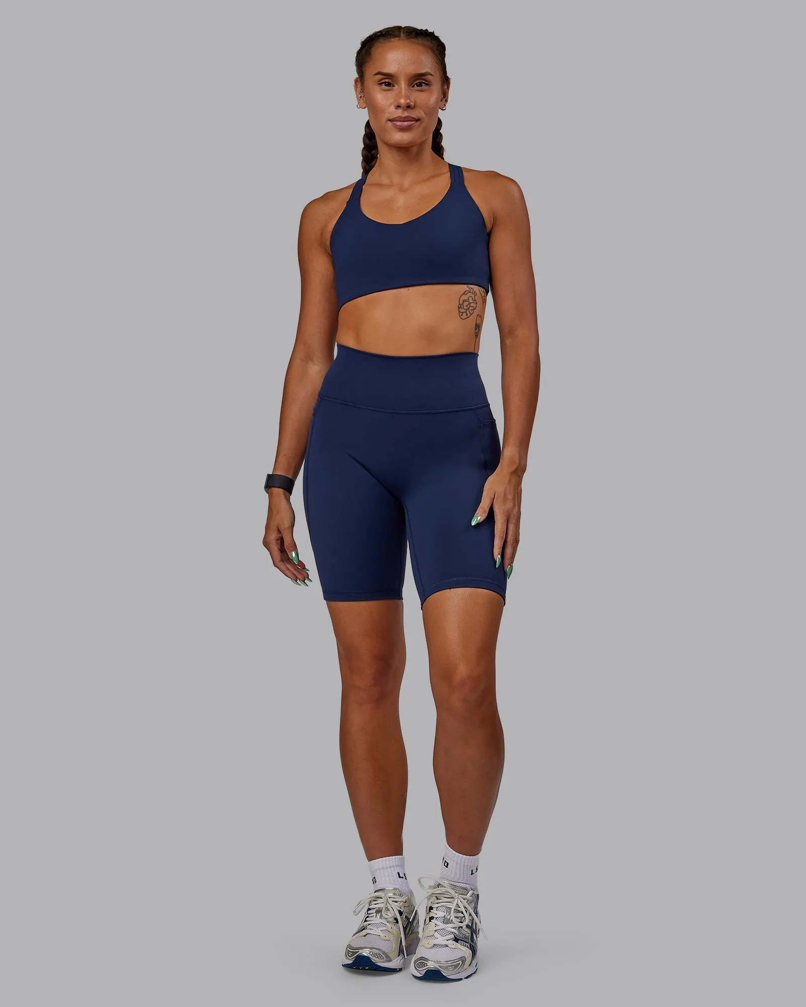 Fusion Ultra High-Rise 9" Short Pockets - Future Navy sold by LSKD product image thumbnail 4
