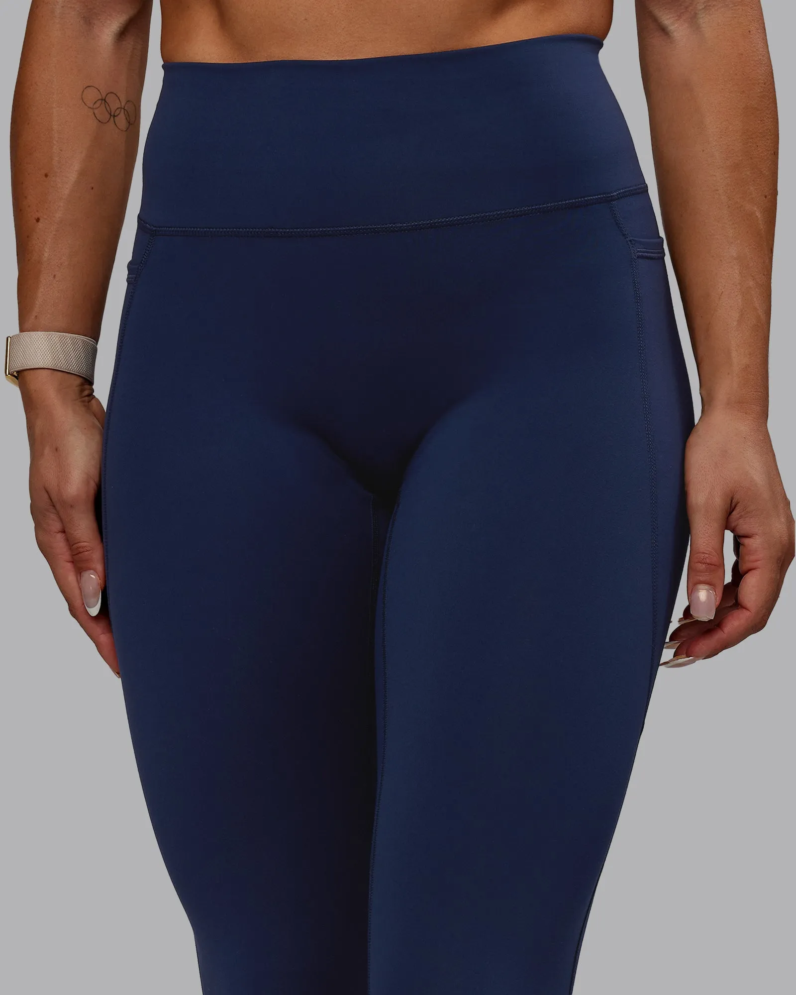 Fusion Ultra High-Rise Full Length Legging Pockets - Future Navy sold by LSKD product image thumbnail 5