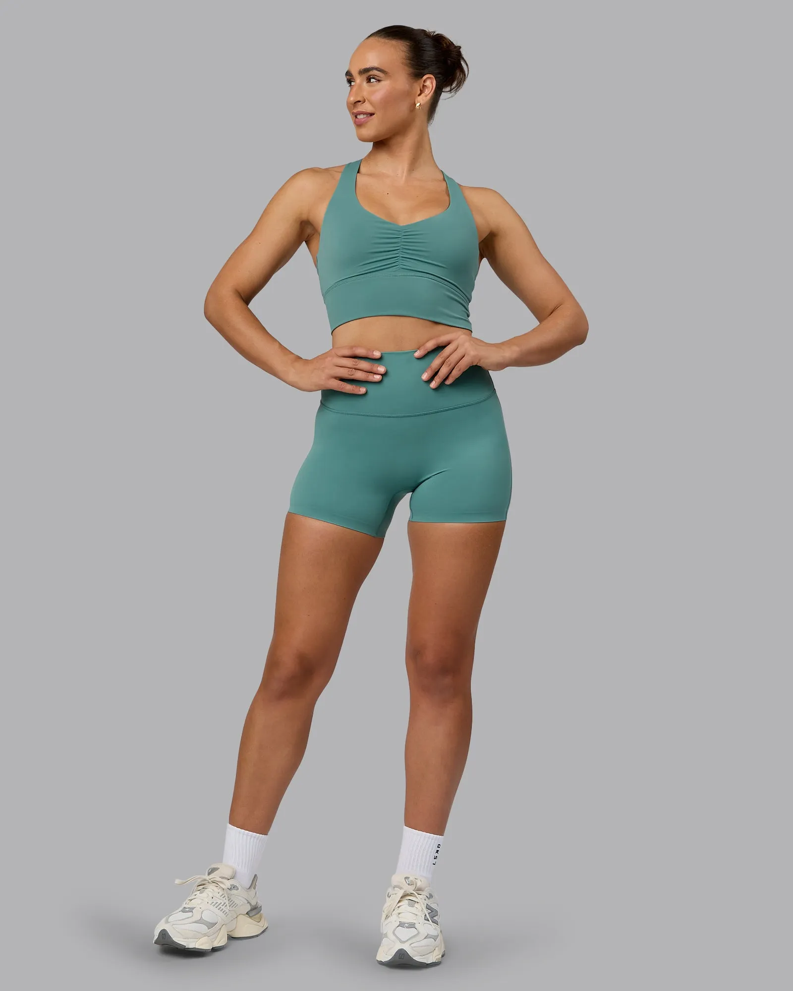 Elixir Ultra High-Rise 4" Short - Sagebrush sold by LSKD product image thumbnail 5