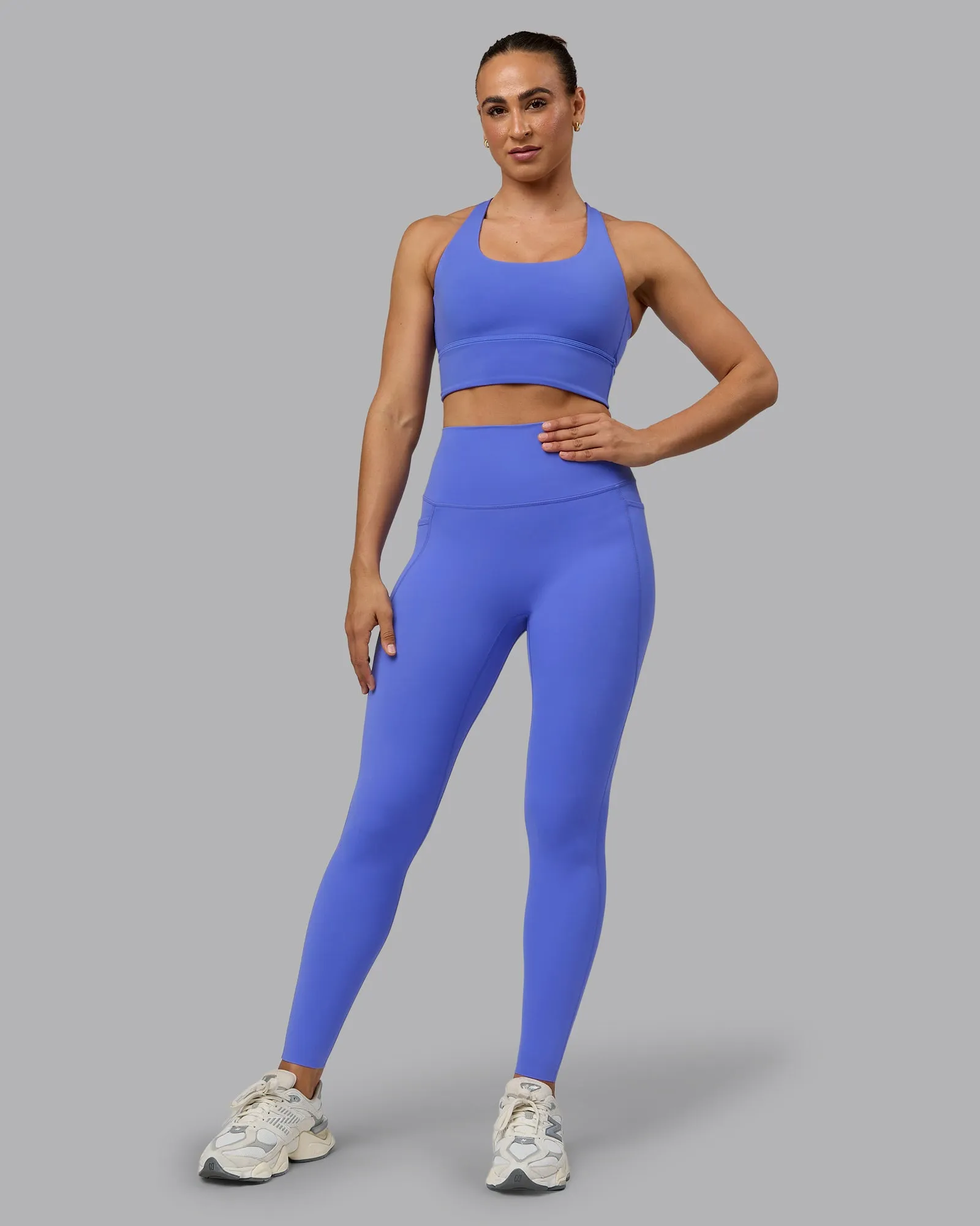 Elixir Ultra High-Rise Full Length Legging Pockets - Baja Blue sold by LSKD product image thumbnail 5