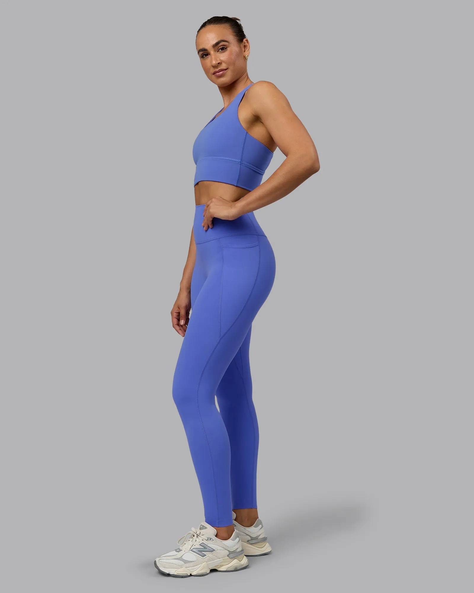 Elixir Ultra High-Rise Full Length Legging Pockets - Baja Blue sold by LSKD product image thumbnail 2