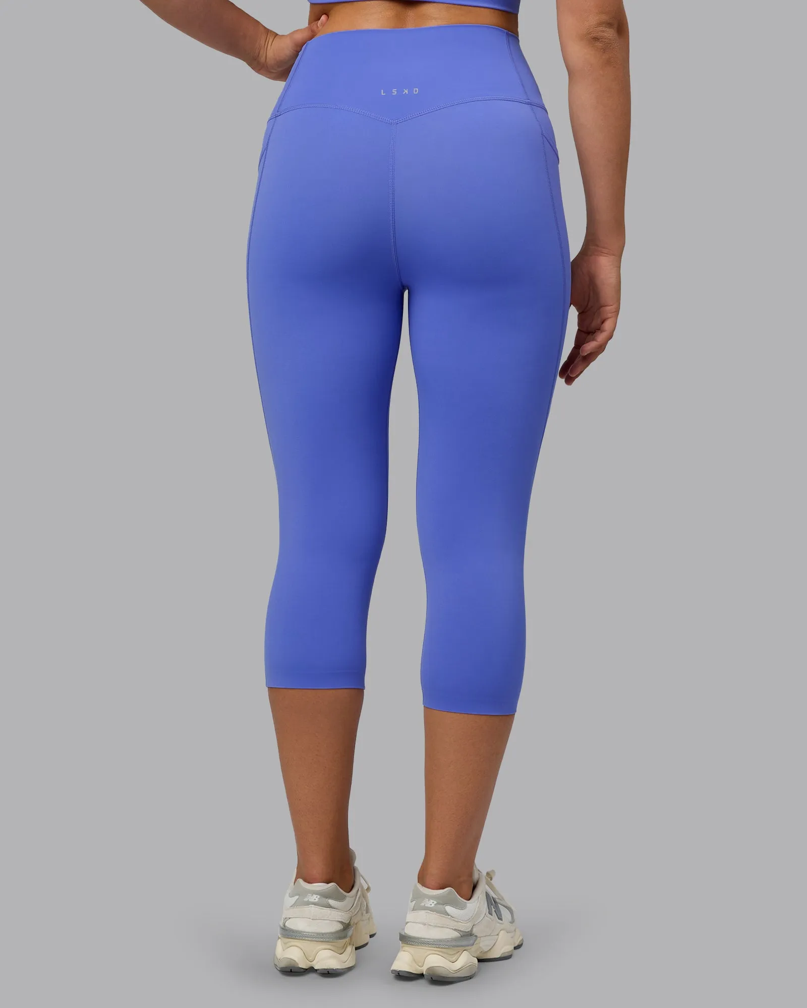 Elixir Ultra High-Rise 3/4 Legging Pockets - Baja Blue sold by LSKD product image thumbnail 4