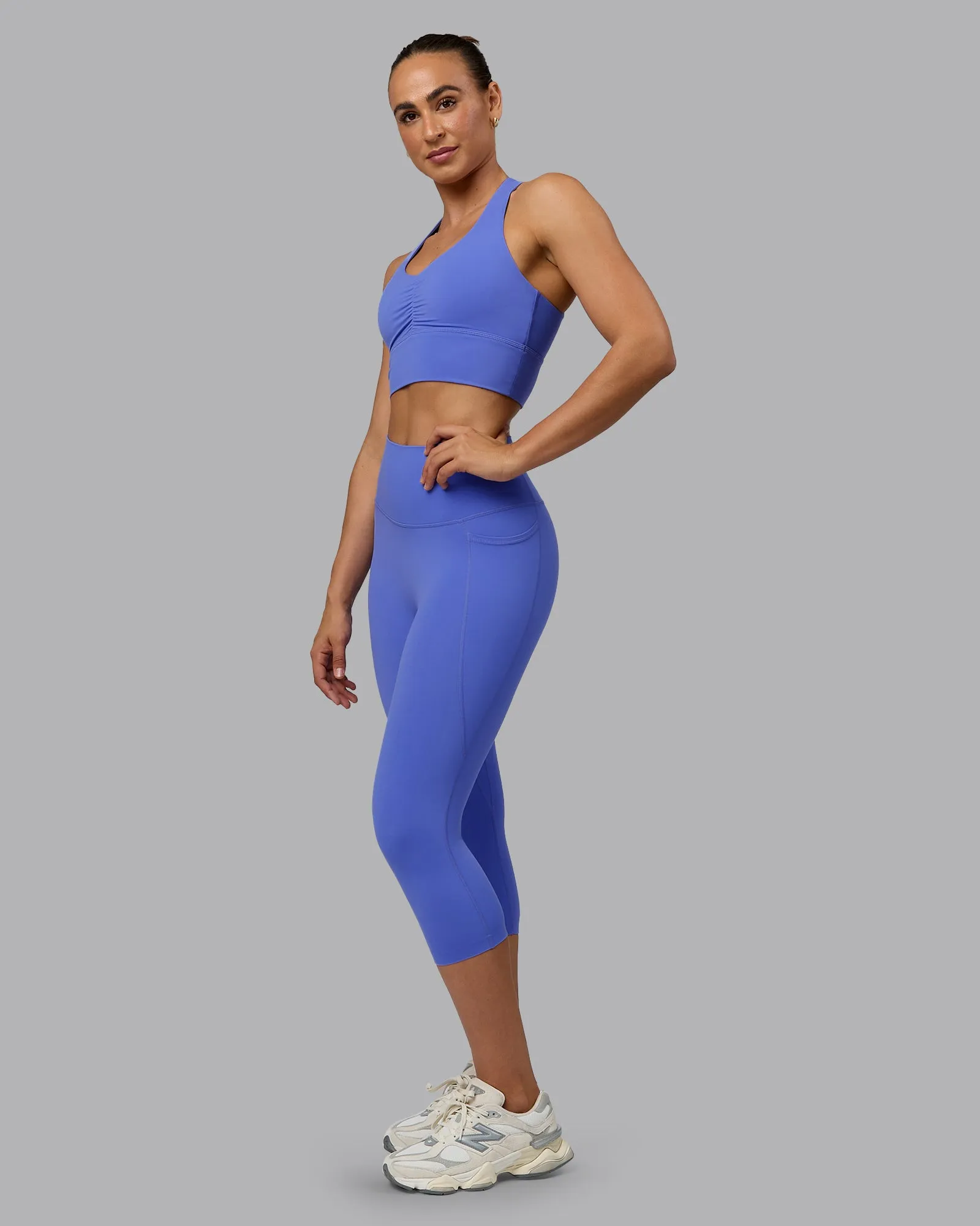 Elixir Ultra High-Rise 3/4 Legging Pockets - Baja Blue sold by LSKD product image thumbnail 3