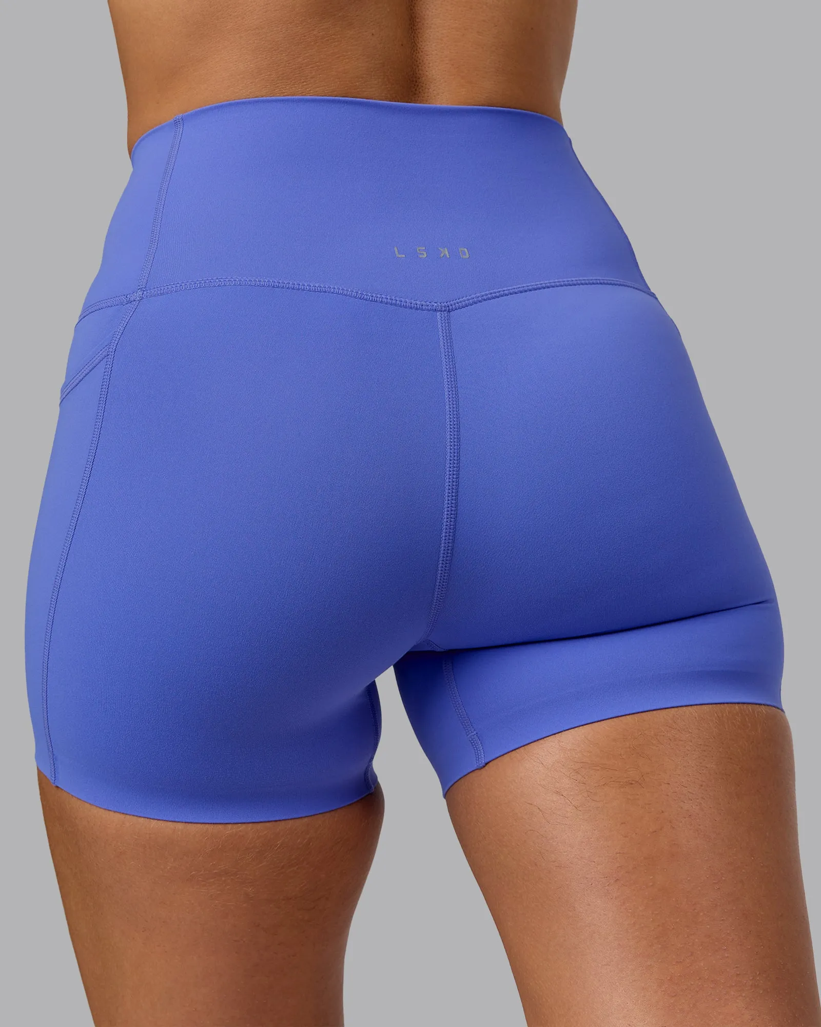 Elixir Ultra High-Rise 4" Short Pockets - Baja Blue sold by LSKD product image thumbnail 4
