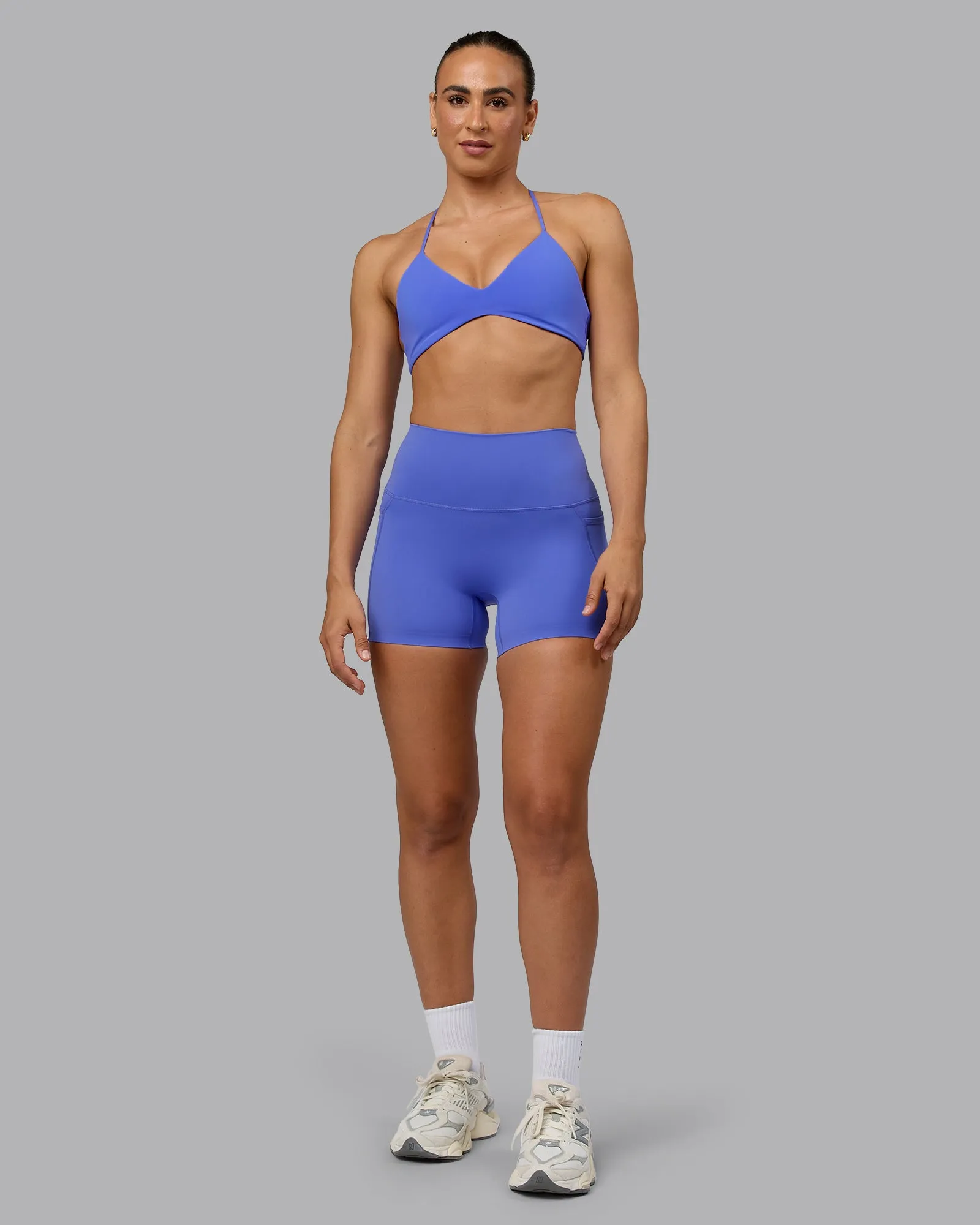 Elixir Ultra High-Rise 4" Short Pockets - Baja Blue sold by LSKD product image thumbnail 3