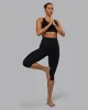 Elixir Ultra High-Rise 3/4 Legging Pockets - Black sold by LSKD