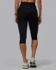 Elixir Ultra High-Rise 3/4 Legging Pockets - Black sold by LSKD