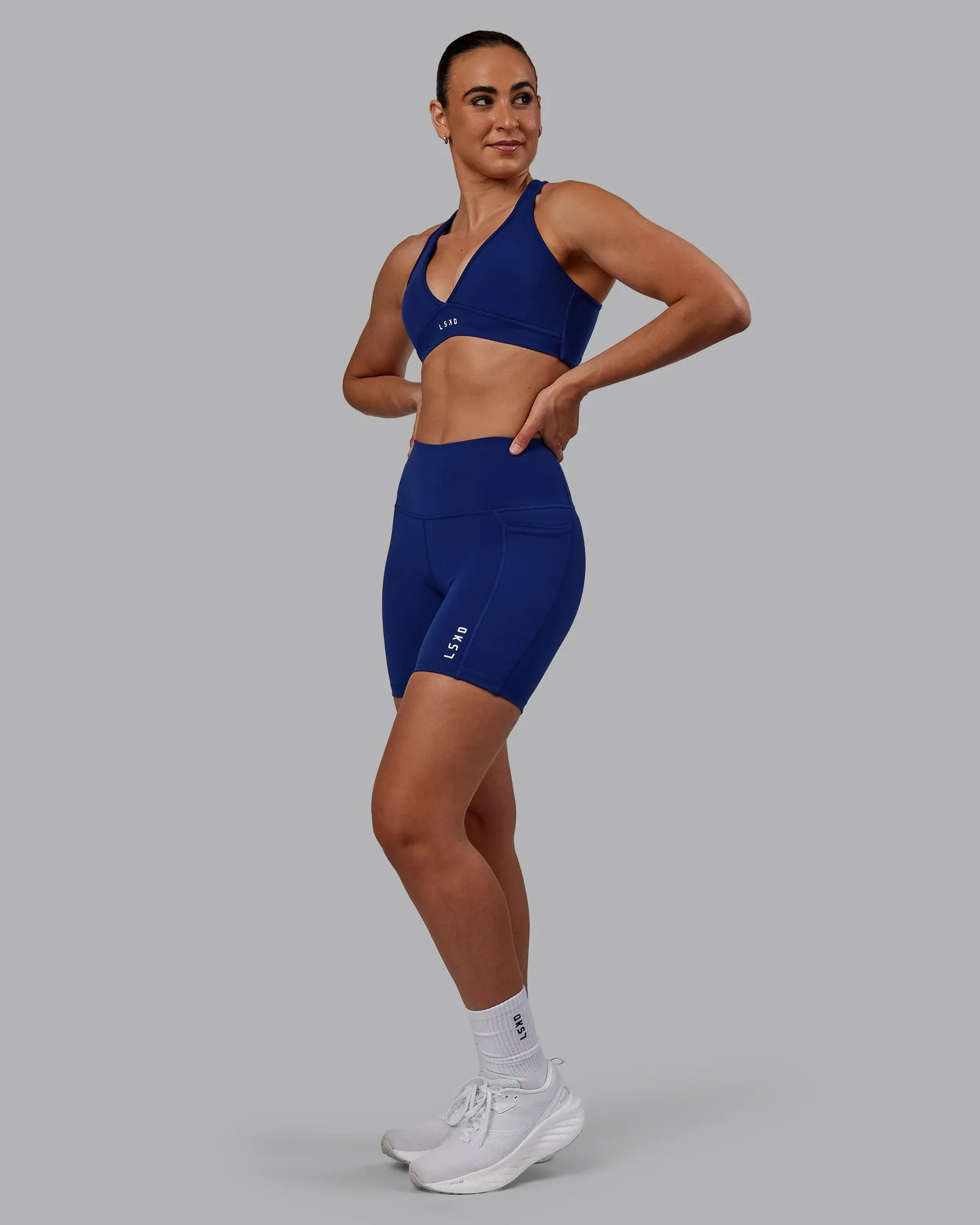 Flux Ultra High-Rise 6" Short Pockets - Midnight Blue sold by LSKD product image thumbnail 5