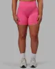 Elixir Ultra High-Rise 6" Short Pockets - Carmine Rose sold by LSKD