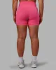Elixir Ultra High-Rise 6" Short Pockets - Carmine Rose sold by LSKD