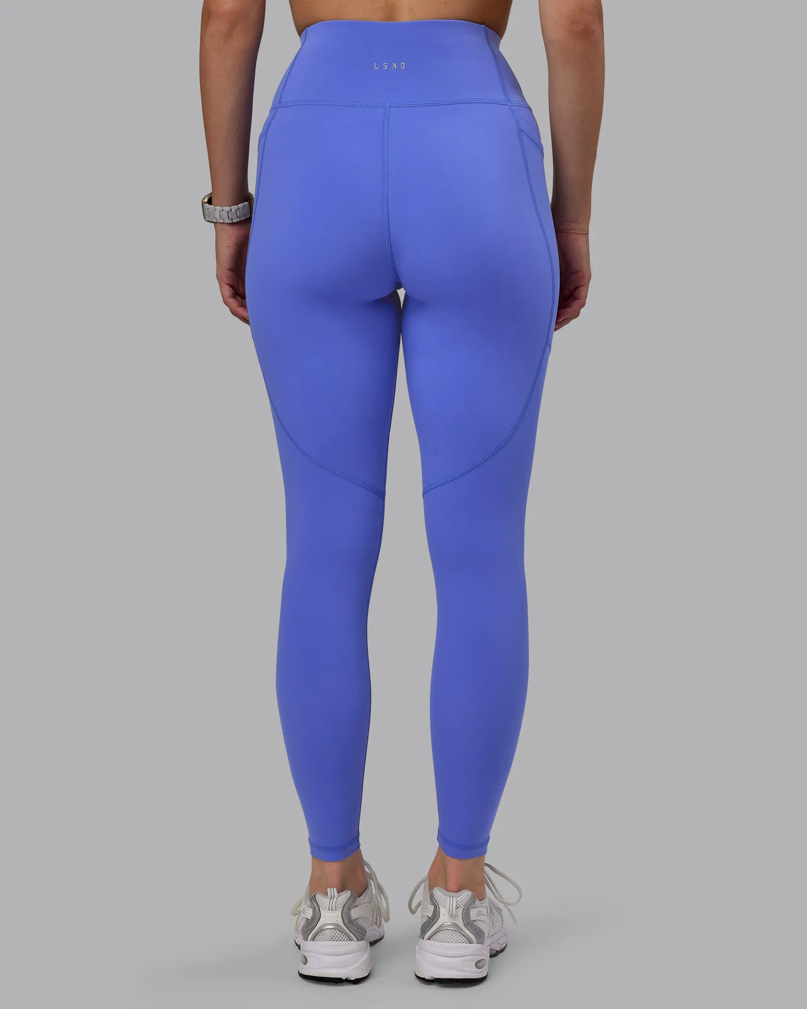 Rep Ultra High-Rise Full Length Legging Pockets - Baja Blue-White sold by LSKD product image thumbnail 4