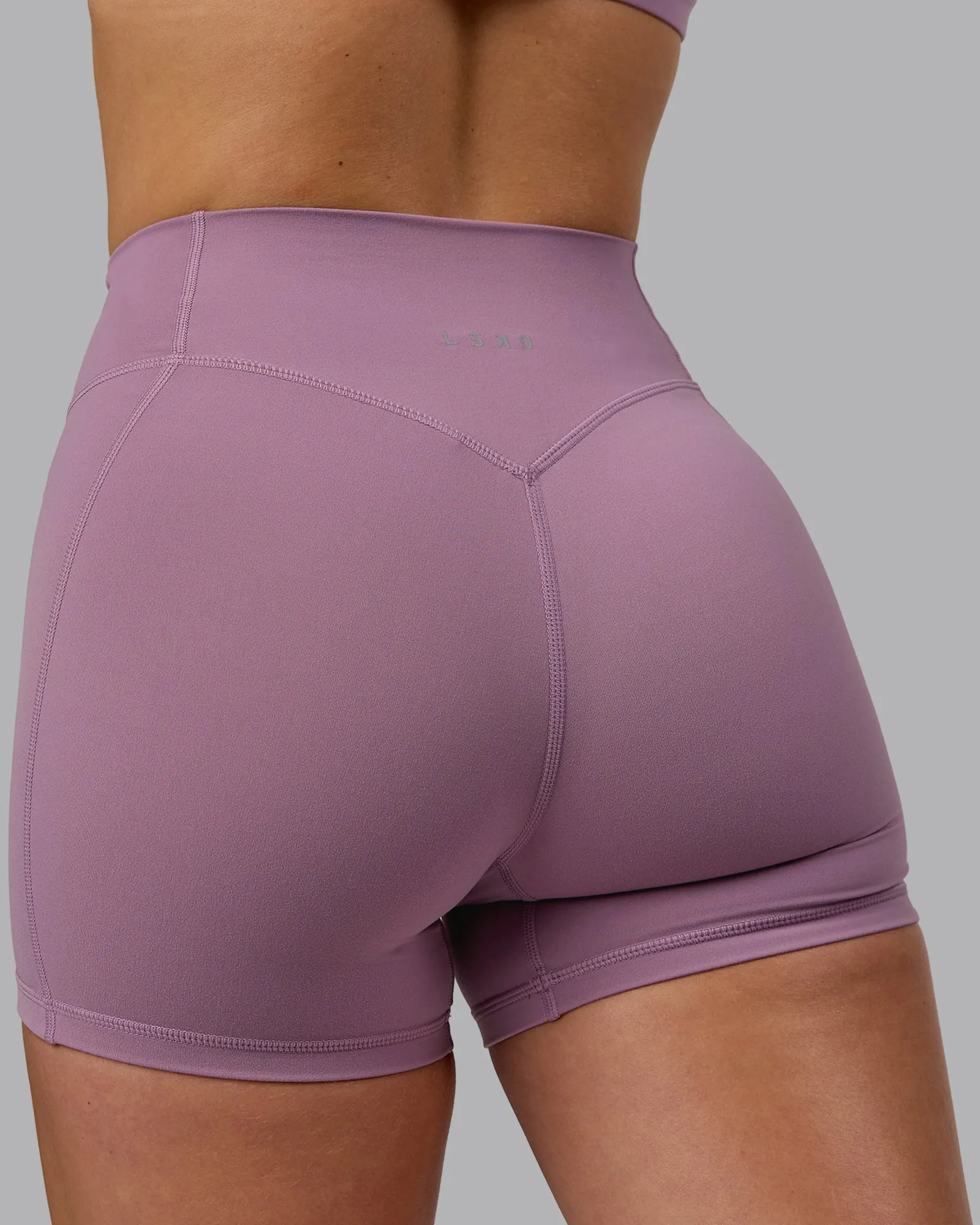 Blaze Ultra High-Rise 4" Short - Grape sold by LSKD product image thumbnail 4