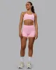 Fusion Ultra High-Rise 4" Short Pockets - Pale Pink sold by LSKD