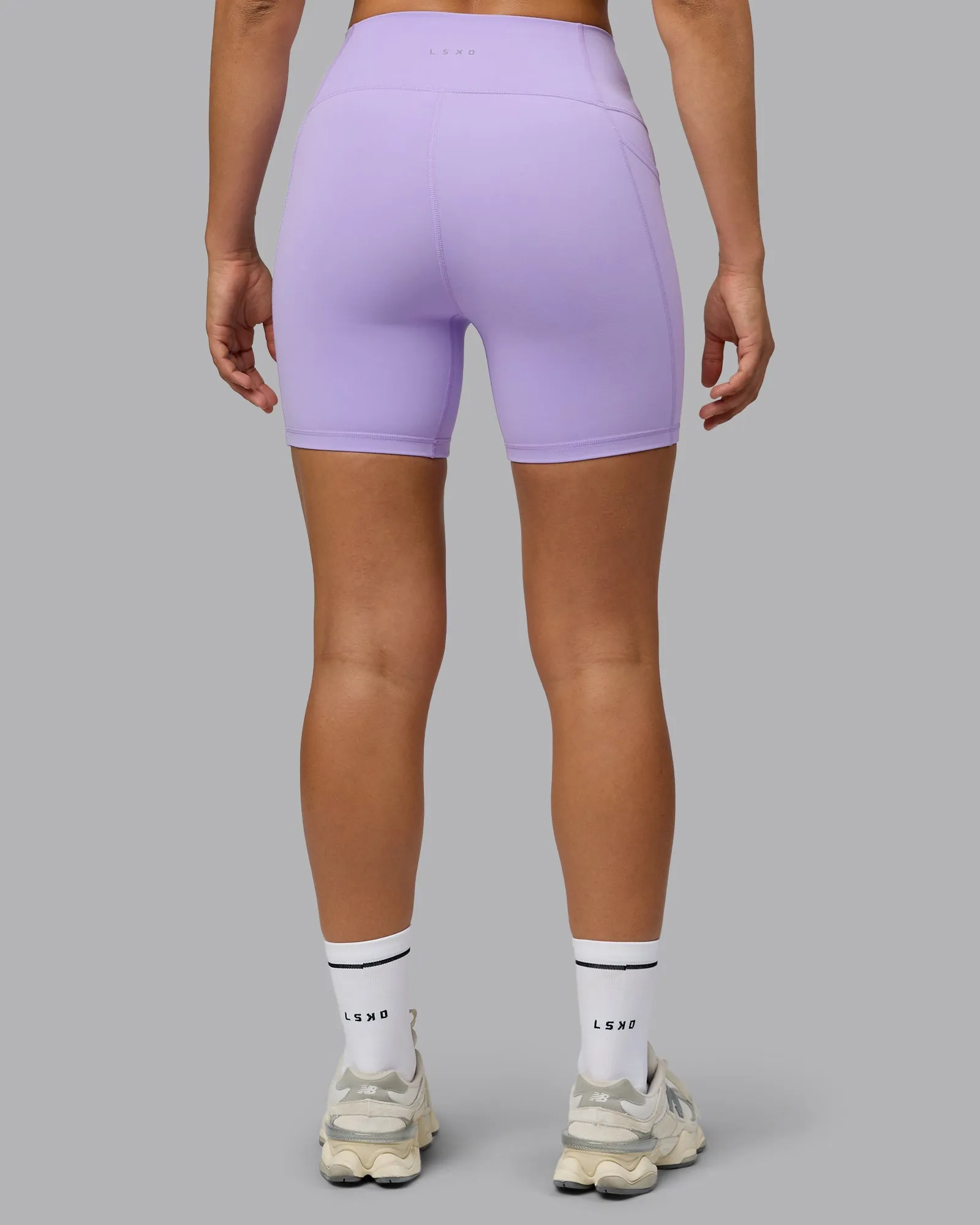 Fusion Ultra High-Rise 6" Short Pockets - Pale Lilac sold by LSKD product image thumbnail 3