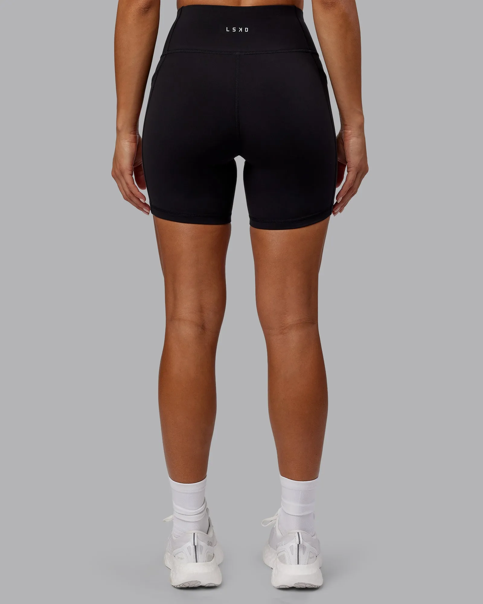 Rep Ultra High-Rise 6" Short Pockets - Black-Scarlet sold by LSKD product image thumbnail 4