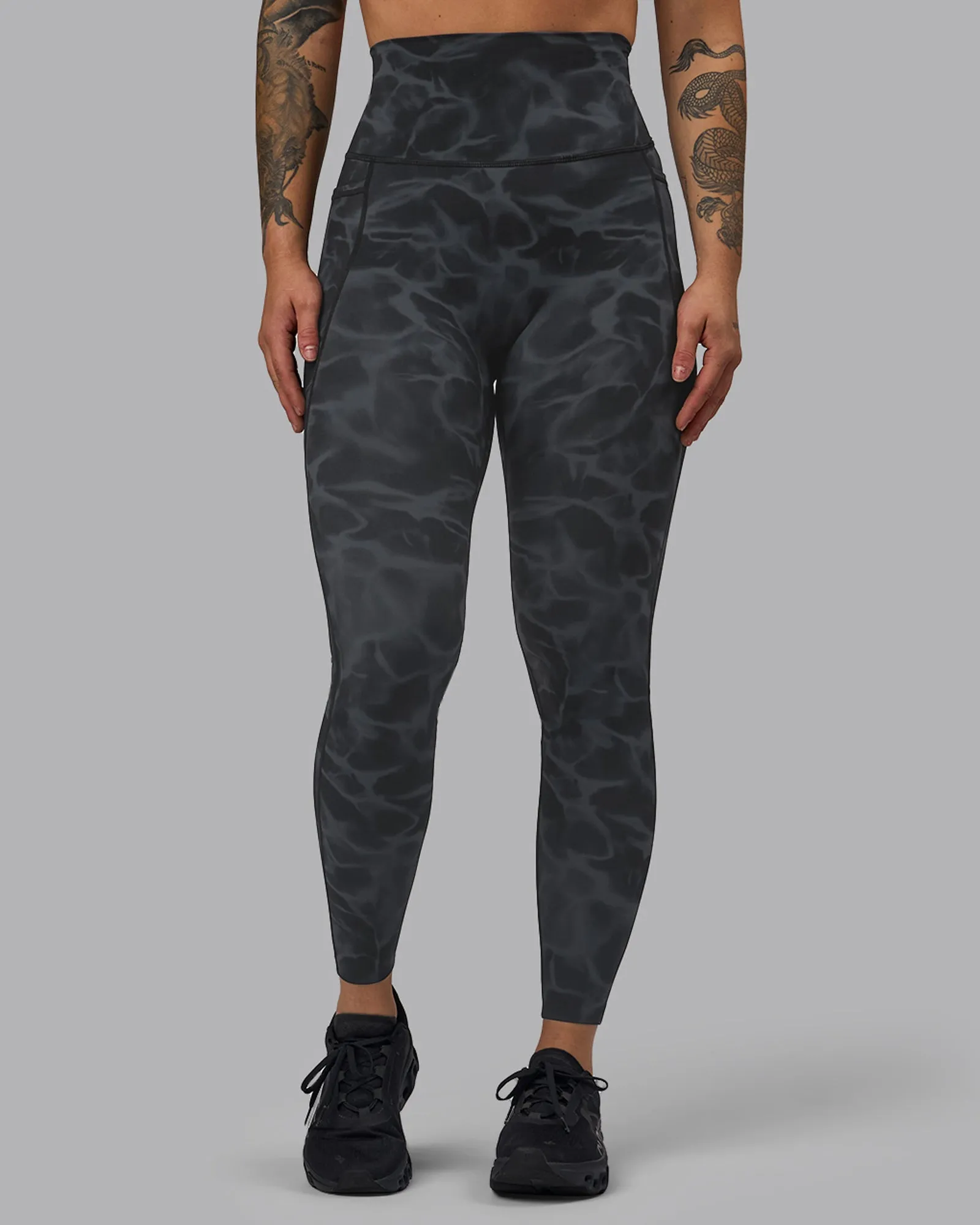 Elixir Ultra High-Rise Full Length Legging Pockets - Tranquil-Black sold by LSKD