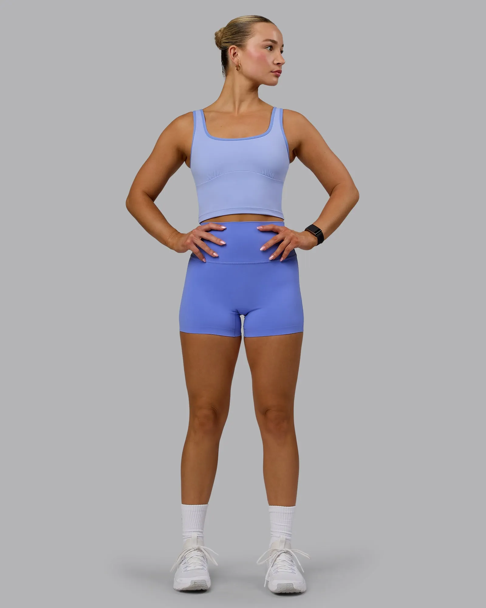 Elixir Ultra High-Rise 4" Short - Indulgent Blue sold by LSKD product image thumbnail 5