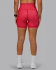 Fusion Ultra High-Rise 6" Short Pockets - Red Vitality Print sold by LSKD