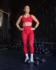Fusion Ultra High-Rise 7/8 Legging Pockets - Red Vitality Print sold by LSKD