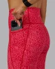 Fusion Ultra High-Rise 7/8 Legging Pockets - Red Vitality Print sold by LSKD