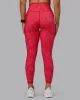 Fusion Ultra High-Rise 7/8 Legging Pockets - Red Vitality Print sold by LSKD