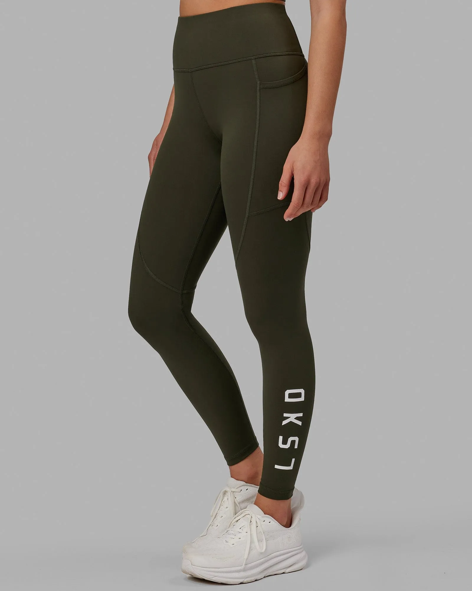 Rep Ultra High-Rise Full Length Legging Pockets - Forest Night sold by LSKD