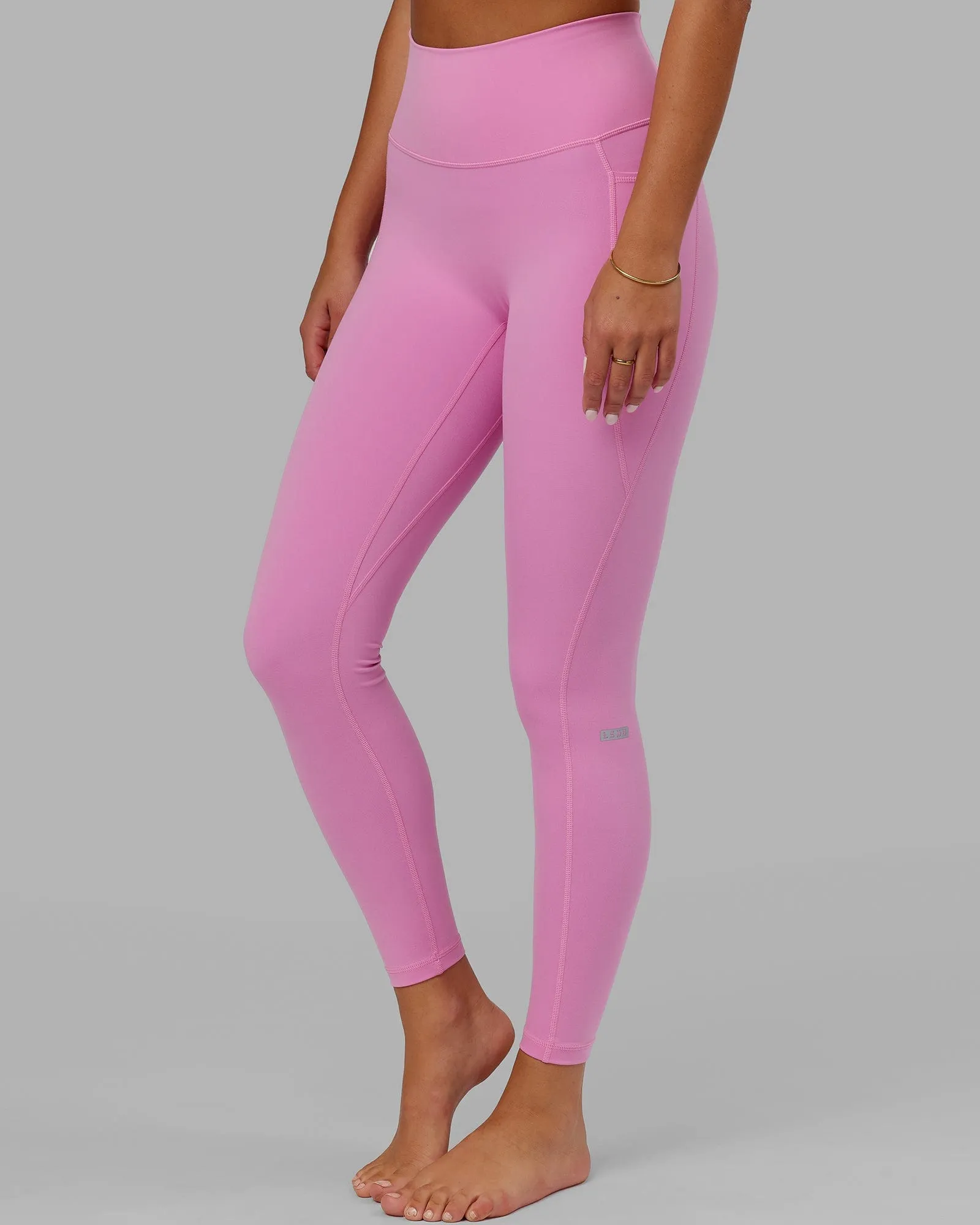 Fusion Ultra High-Rise Full Length Legging Pockets - Spark Pink sold by LSKD product image thumbnail 3