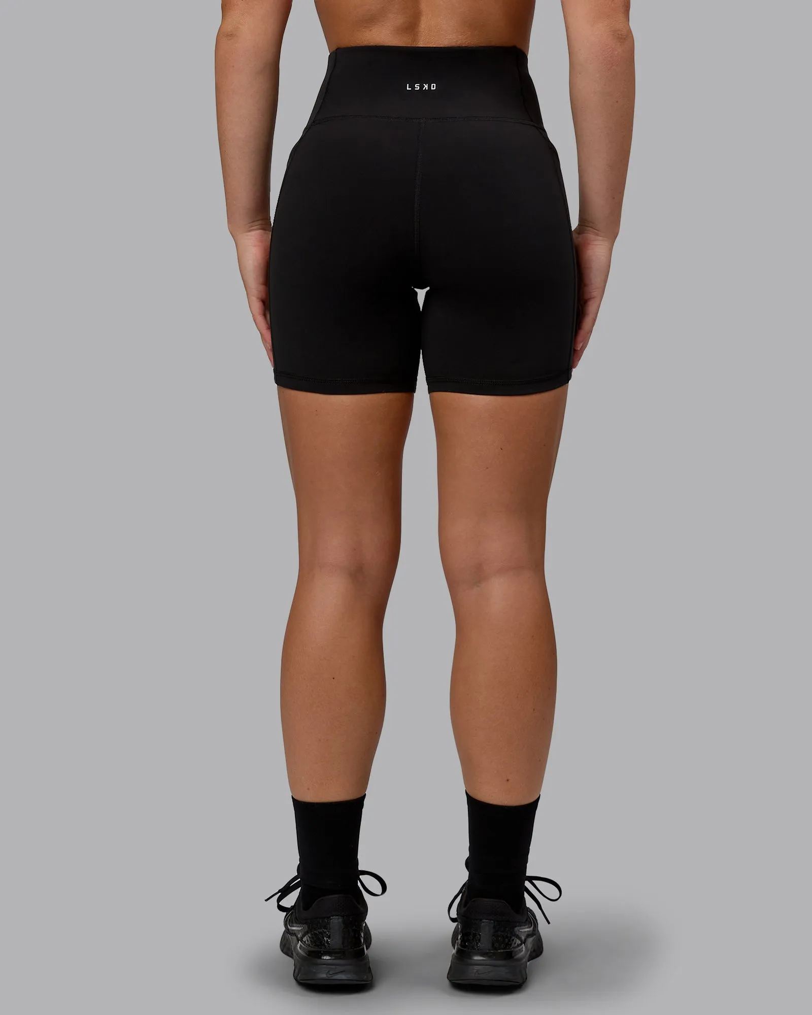 Rep Ultra High-Rise 6" Short Pockets - Black-Crimson sold by LSKD product image thumbnail 4