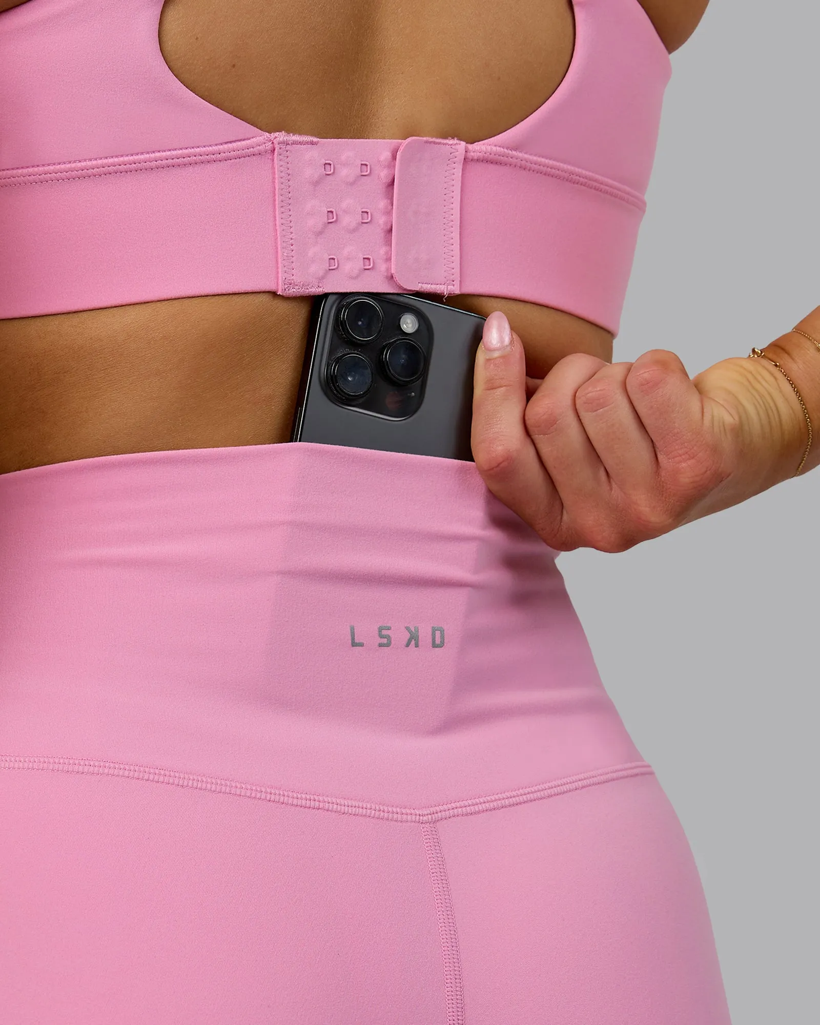 Base 2.0 Ultra High-Rise 7/8 Legging - Bubblegum sold by LSKD product image thumbnail 3