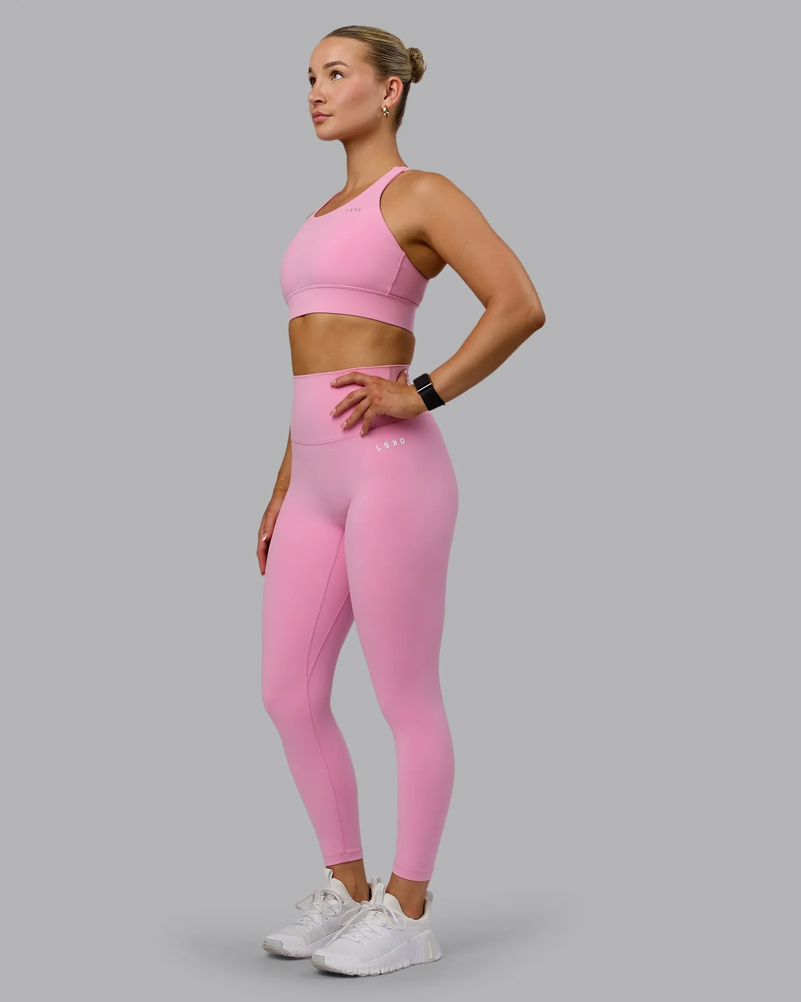 Base 2.0 Ultra High-Rise 7/8 Legging - Bubblegum sold by LSKD product image thumbnail 5