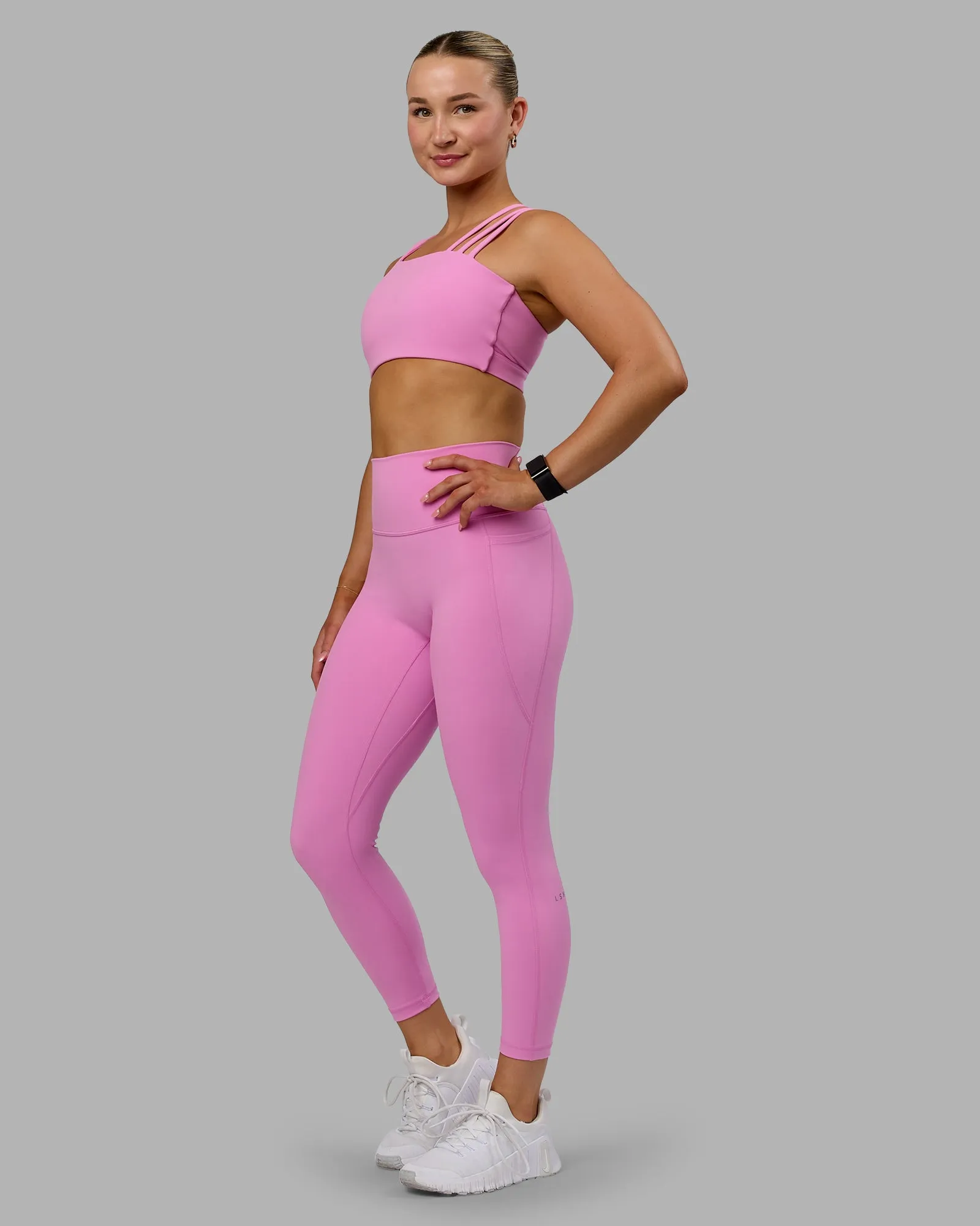 Fusion Ultra High-Rise 7/8 Legging Pockets - Spark Pink sold by LSKD product image thumbnail 2