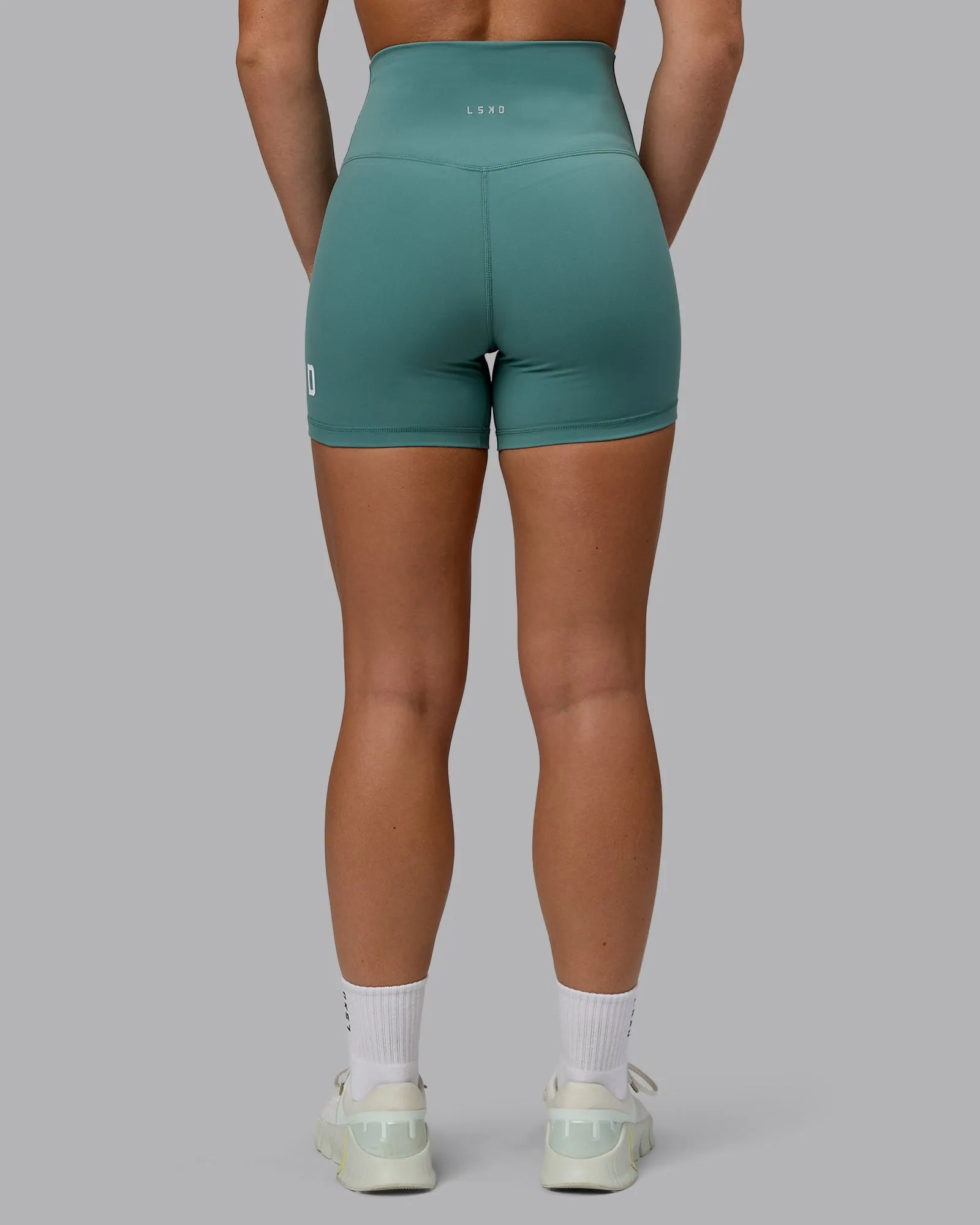 Evolved Ultra High-Rise 4" Short - Sagebrush-White sold by LSKD product image thumbnail 4