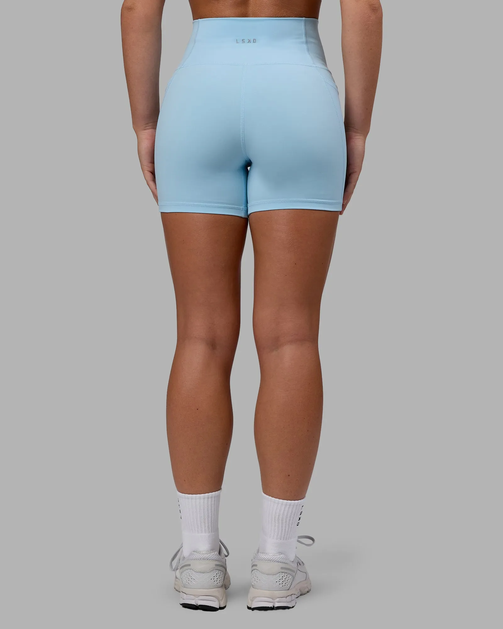 Fusion Ultra High-Rise 4" Short Pockets - Glacial Blue sold by LSKD product image thumbnail 5
