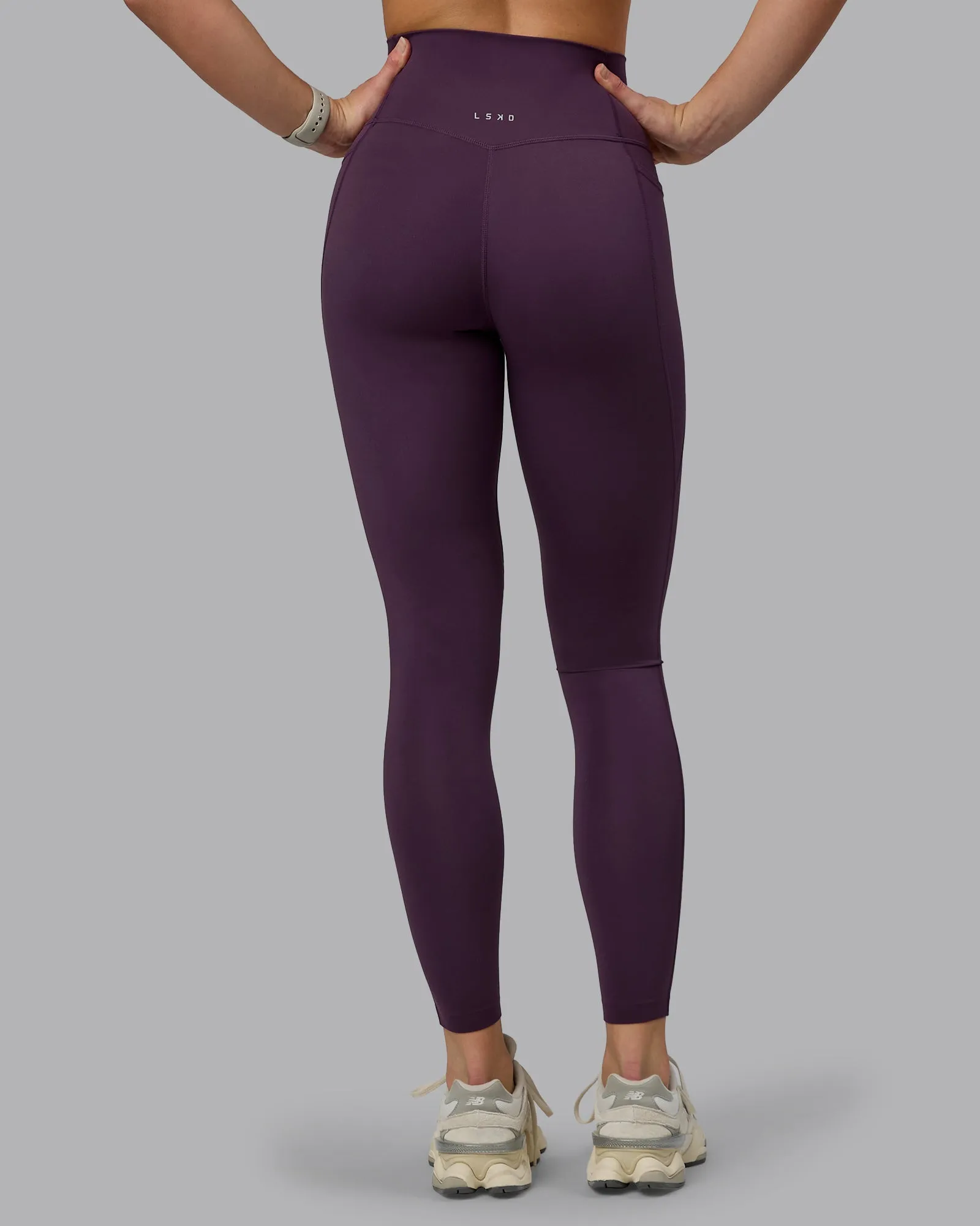Elixir Ultra High-Rise Full Length Legging Pockets - Midnight Plum sold by LSKD product image thumbnail 4