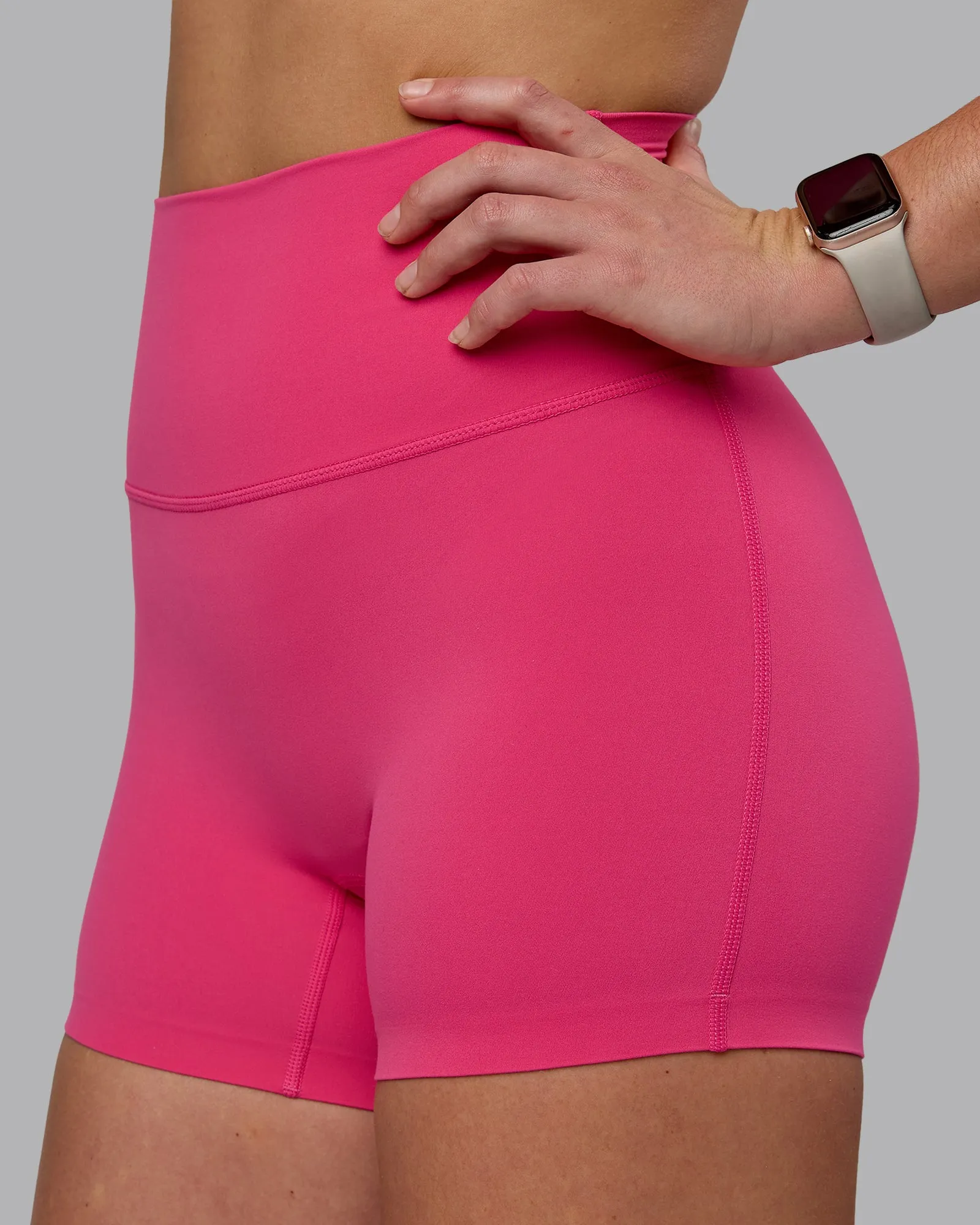 Elixir Ultra High-Rise 4" Short - Pink Flash sold by LSKD