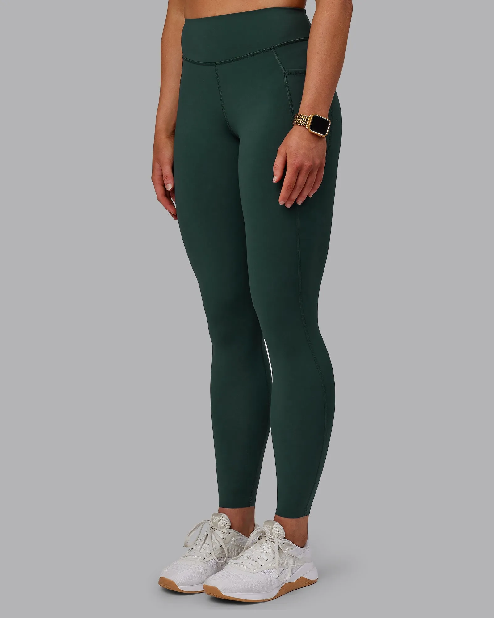 Elite High-Rise Full Length Legging Pockets - Vital Green sold by LSKD