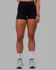 Elixir Ultra High-Rise Bonded Waistband 4" Short - Black sold by LSKD