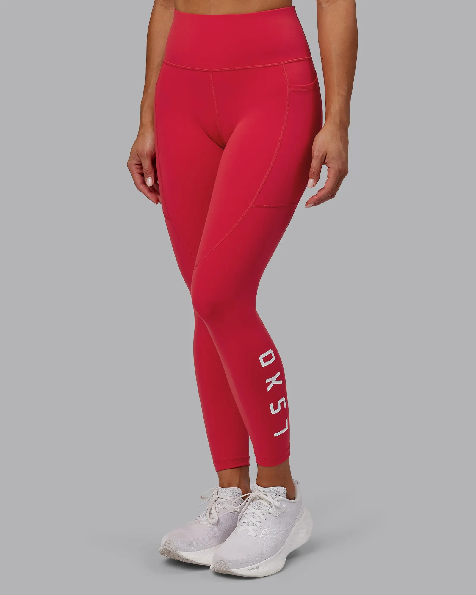 Rep Ultra High-Rise 7/8 Legging Pockets - Scarlet-White sold by LSKD