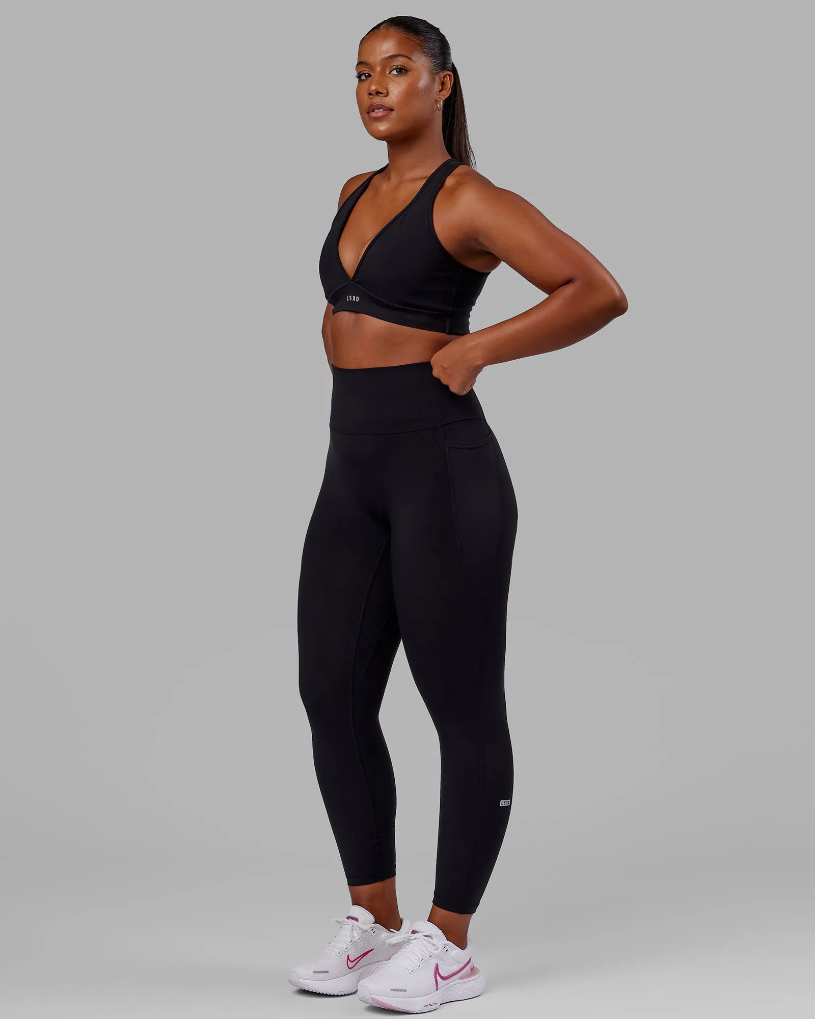 *DELETE* Fusion Ultra High-Rise Full Length Legging Pockets - Black sold by LSKD product image thumbnail 5